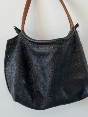 Carla Mancini oversized leather hobo/shoulder bag